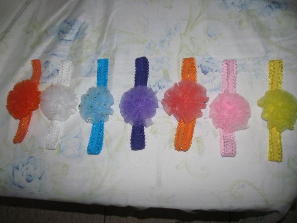 Tiara Com Flor Baby