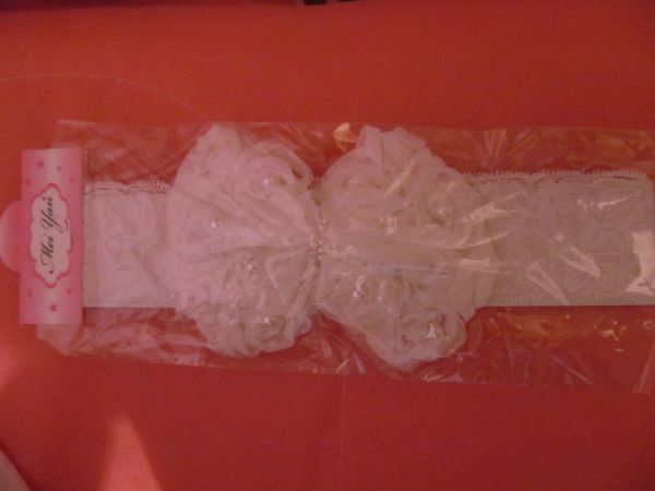 Faixa Para Cabelo White Or Pink