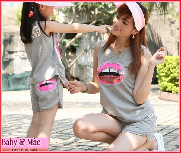 Conjunto Baby e Mãe iguais